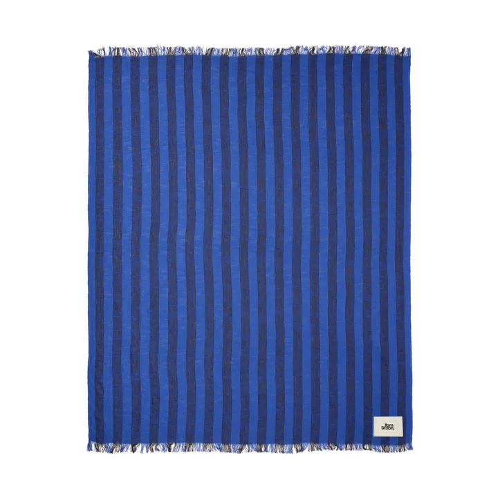 Band plaid 160x200 cm - Blue & Black - Tom Dixon