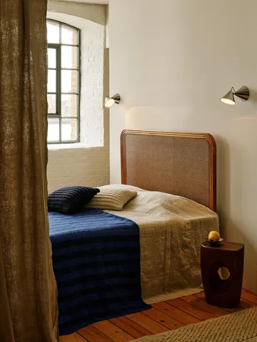 Band plaid 160x200 cm - Blue & Black - Tom Dixon