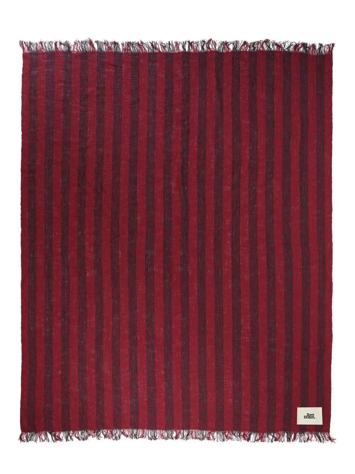 Band plaid 160x200 cm, Burgundy & Black Tom Dixon