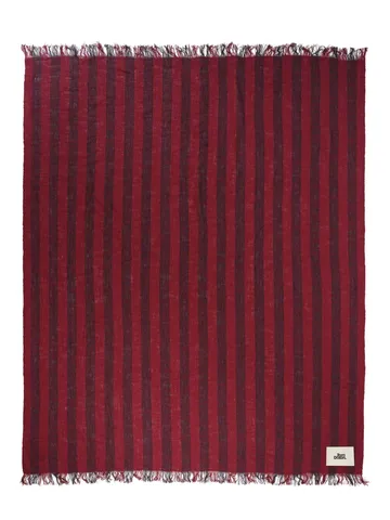 Band plaid 160x200 cm - Burgundy & Black - Tom Dixon