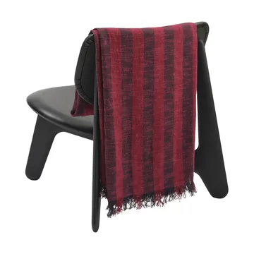 Band plaid 160x200 cm - Burgundy & Black - Tom Dixon