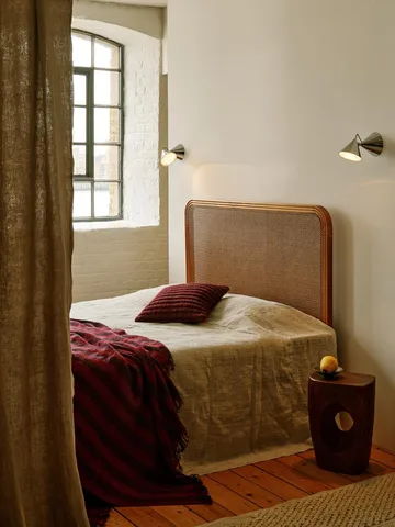 Band plaid 160x200 cm - Burgundy & Black - Tom Dixon