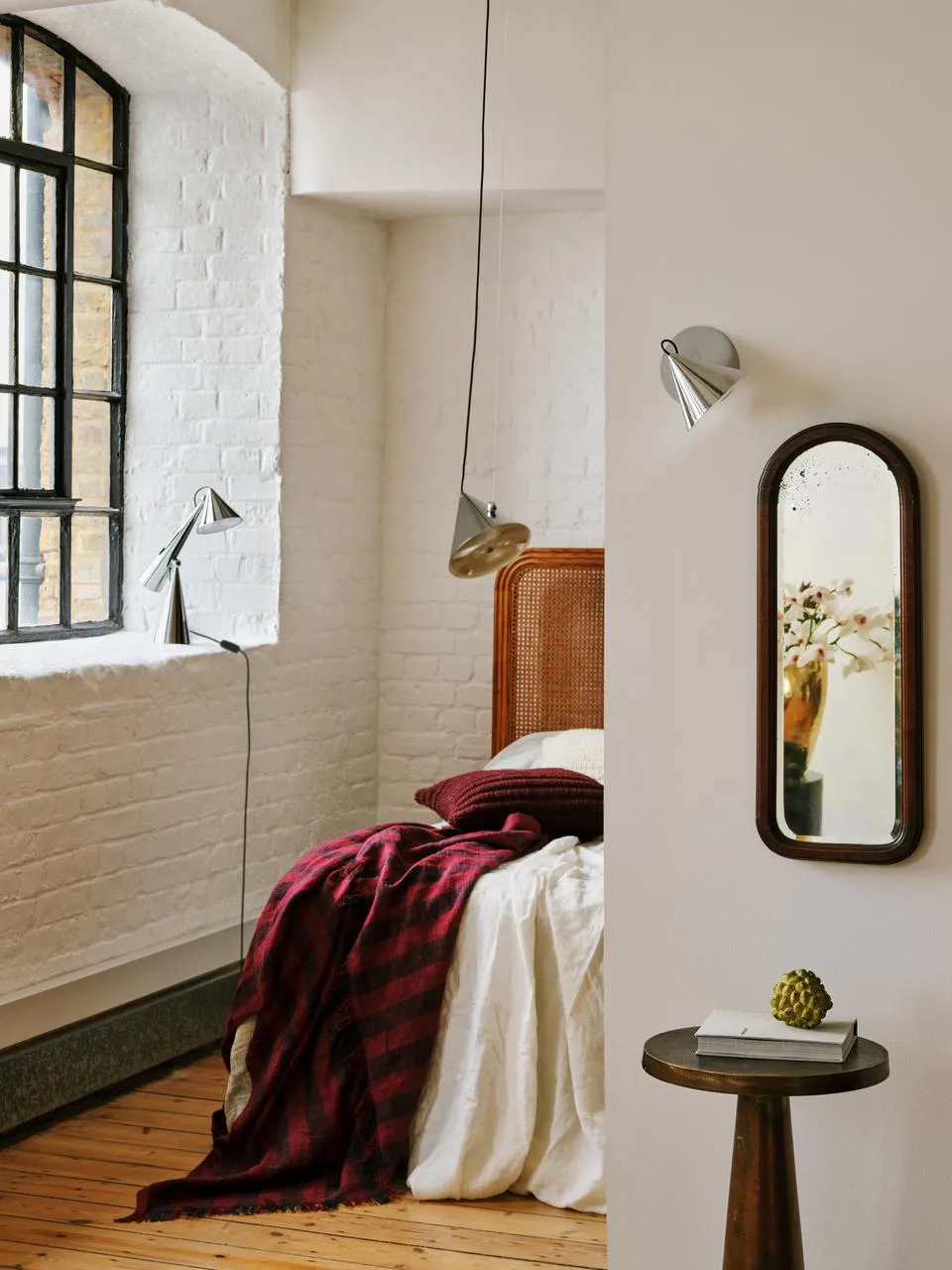 Band plaid 160x200 cm, Burgundy & Black Tom Dixon