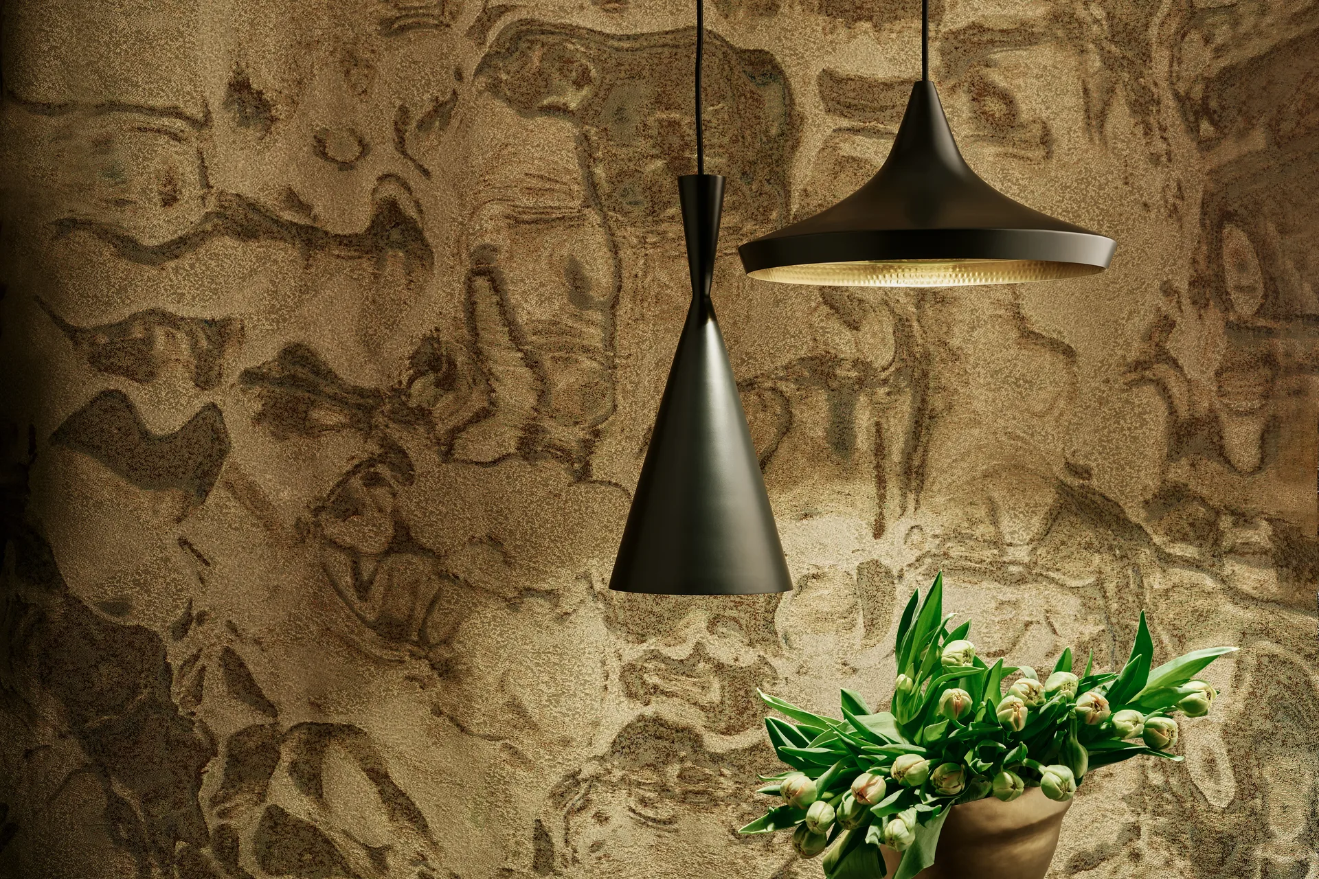 Beat Tall hanglamp, Black Tom Dixon