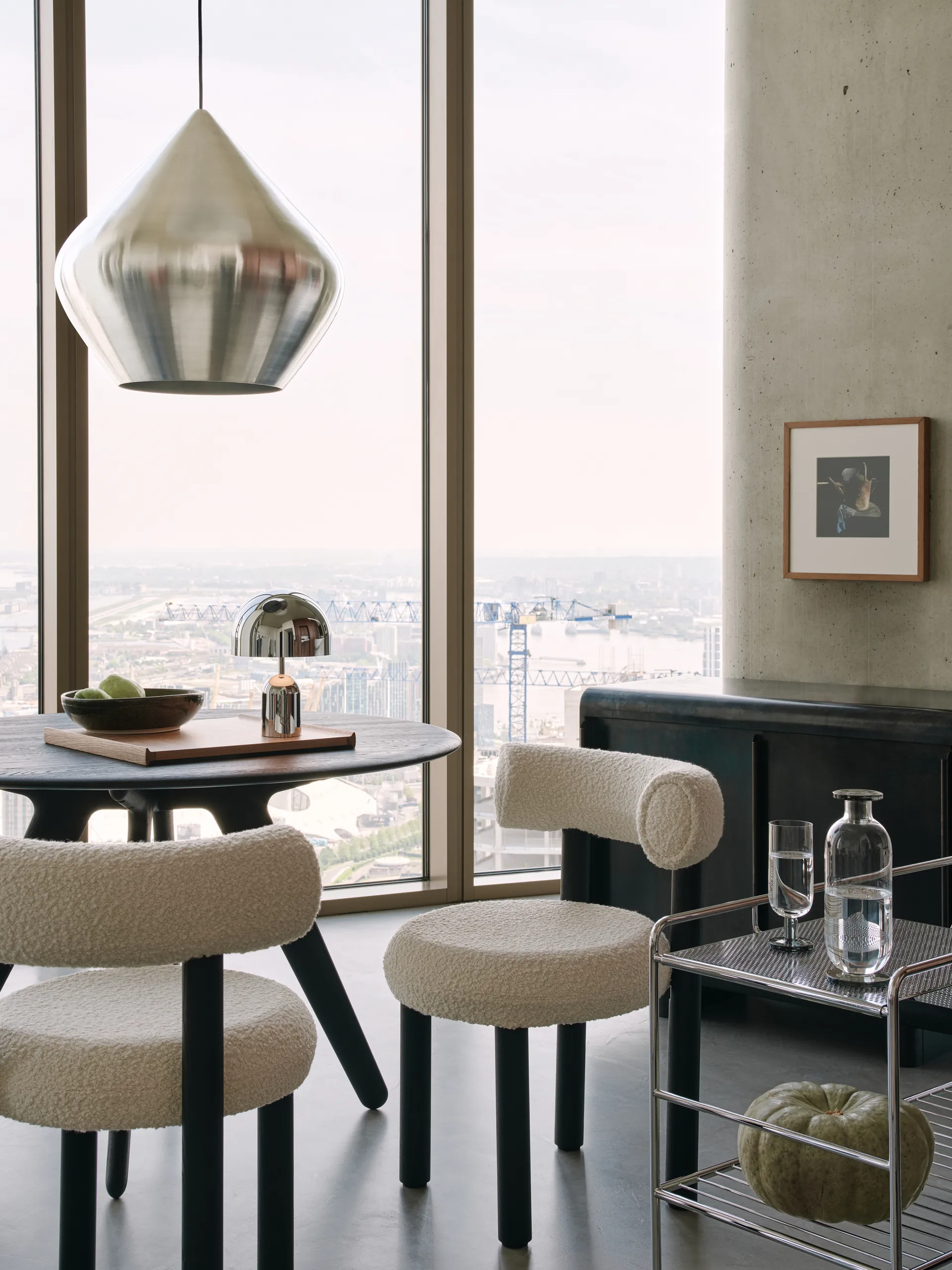 Beat Unbeaten stout lampenkap Ø52 cm, Aluminium Tom Dixon