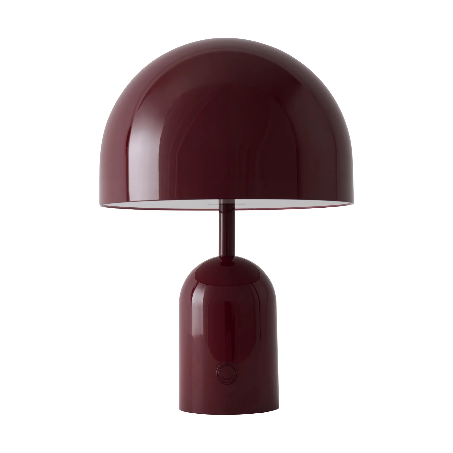 Bell draagbare LED tafellamp 28 cm v.2, Burgundy Tom Dixon
