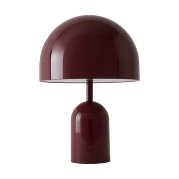 Bell draagbare LED tafellamp 28 cm v.2 - Burgundy - Tom Dixon