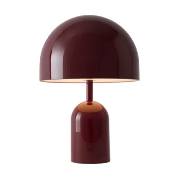 Bell draagbare LED tafellamp 28 cm v.2 - Burgundy - Tom Dixon