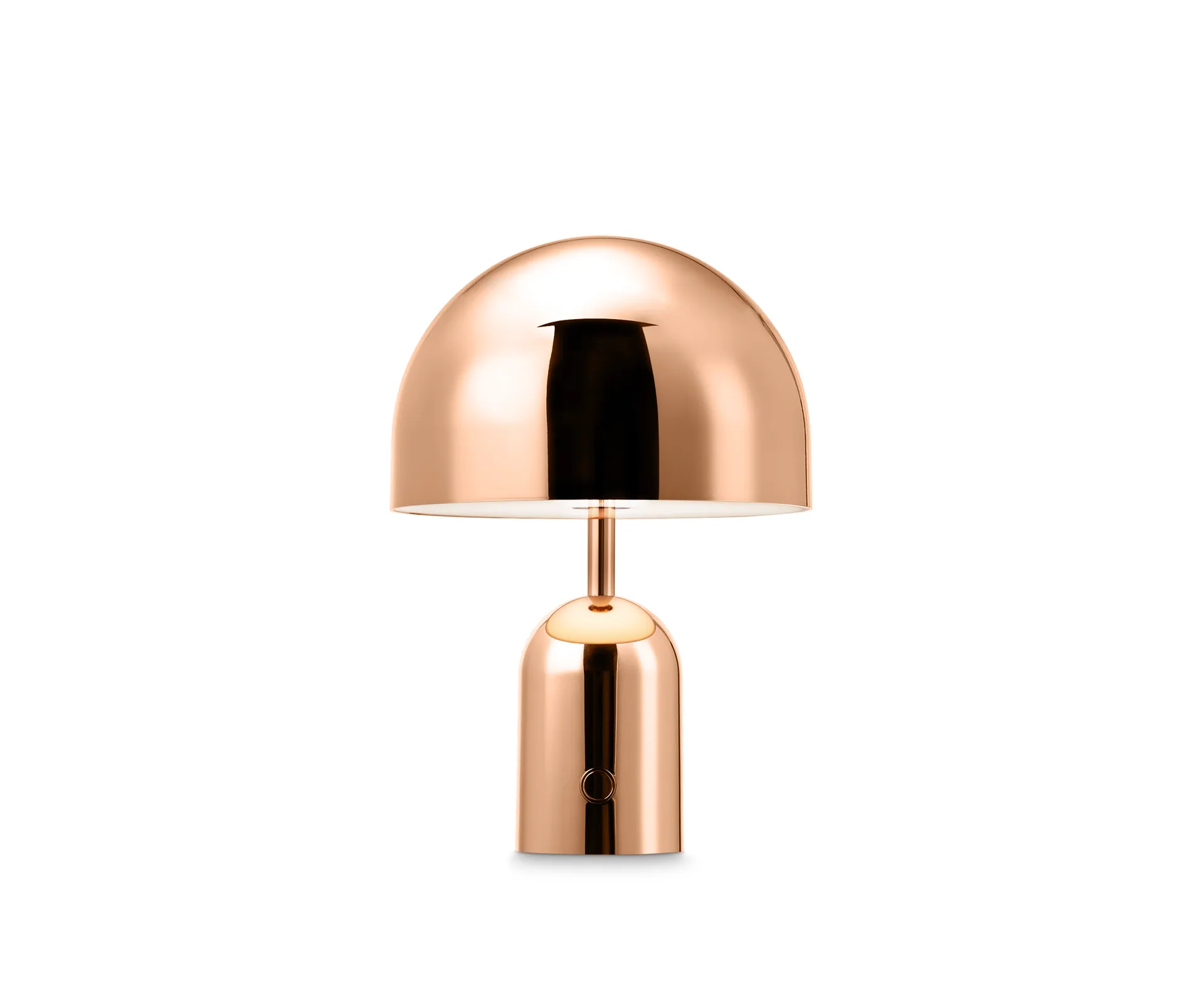 Bell Draagbare tafellamp, Copper Tom Dixon