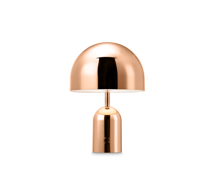 Bell Draagbare tafellamp, Copper Tom Dixon