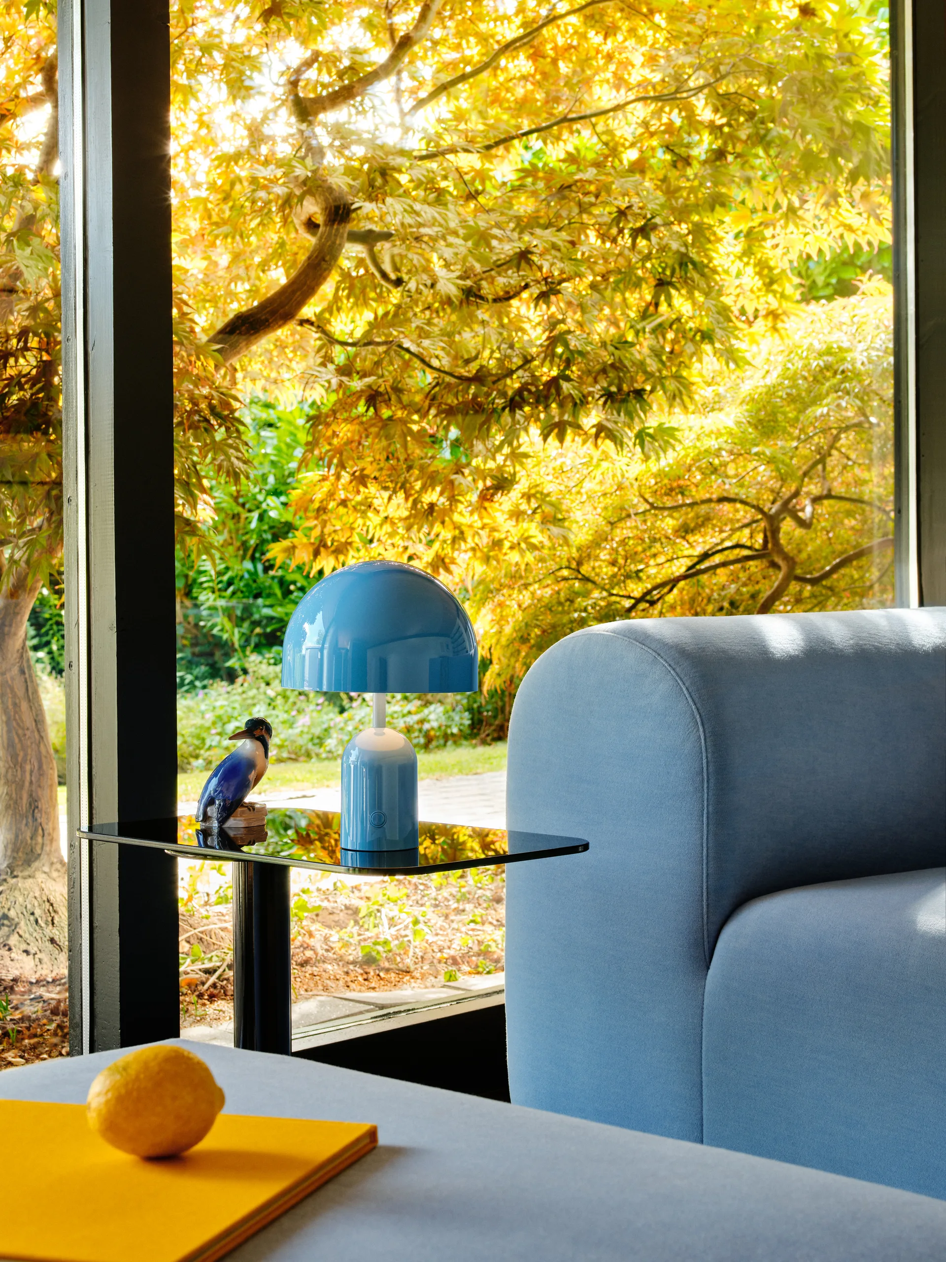 Bell Portable LED tafellamp 28 cm, Baby Blue Tom Dixon