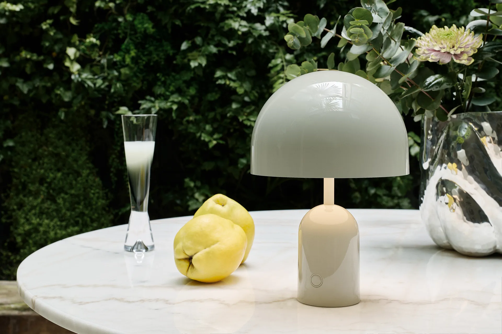Bell Portable LED tafellamp 28 cm, Grey Tom Dixon