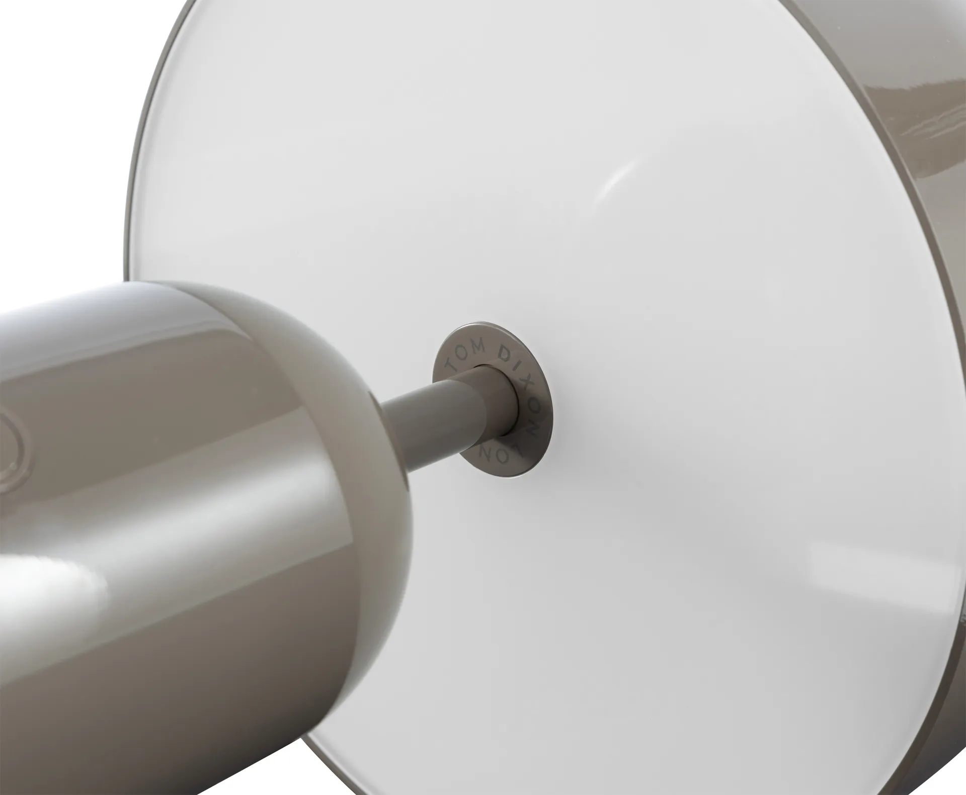 Bell Portable LED tafellamp 28 cm, Taupe Tom Dixon