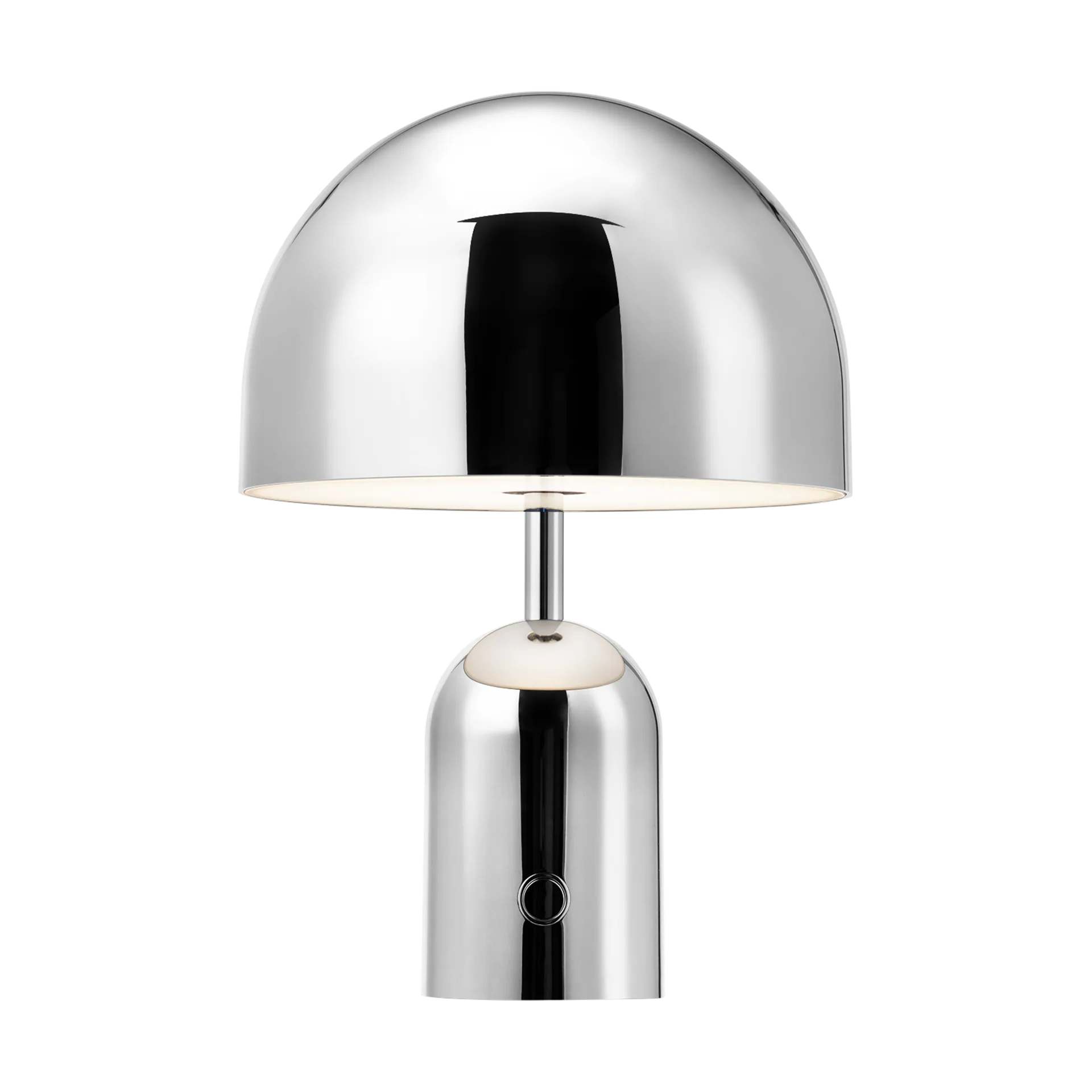 Bell Portable LED tafellamp 28 cm, Zilver Tom Dixon
