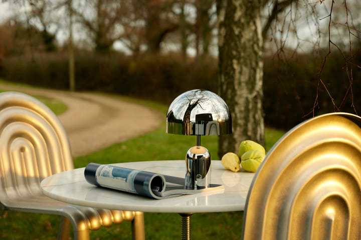 Bell Portable LED tafellamp 28 cm, Zilver Tom Dixon