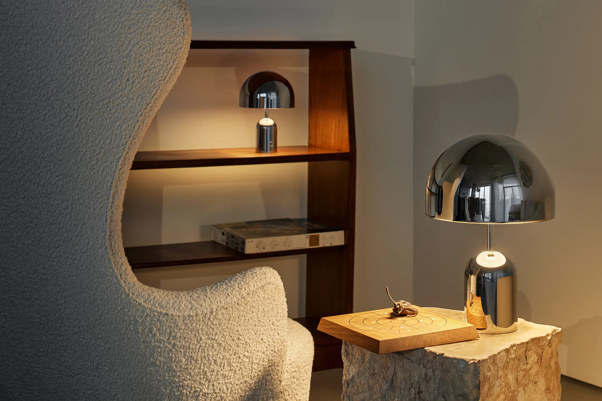 Bell tafellamp, Silver Tom Dixon