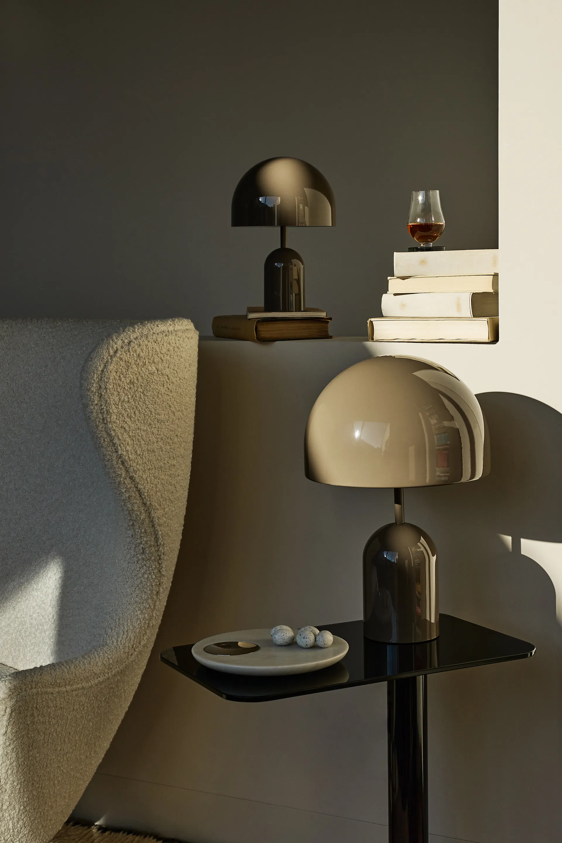 Bell tafellamp, Taupe Tom Dixon