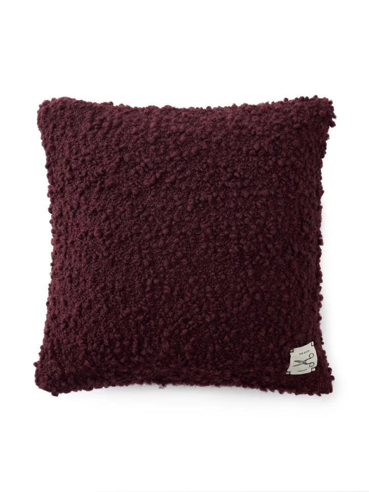 Bobble kussen 45x45 cm - Burgundy - Tom Dixon