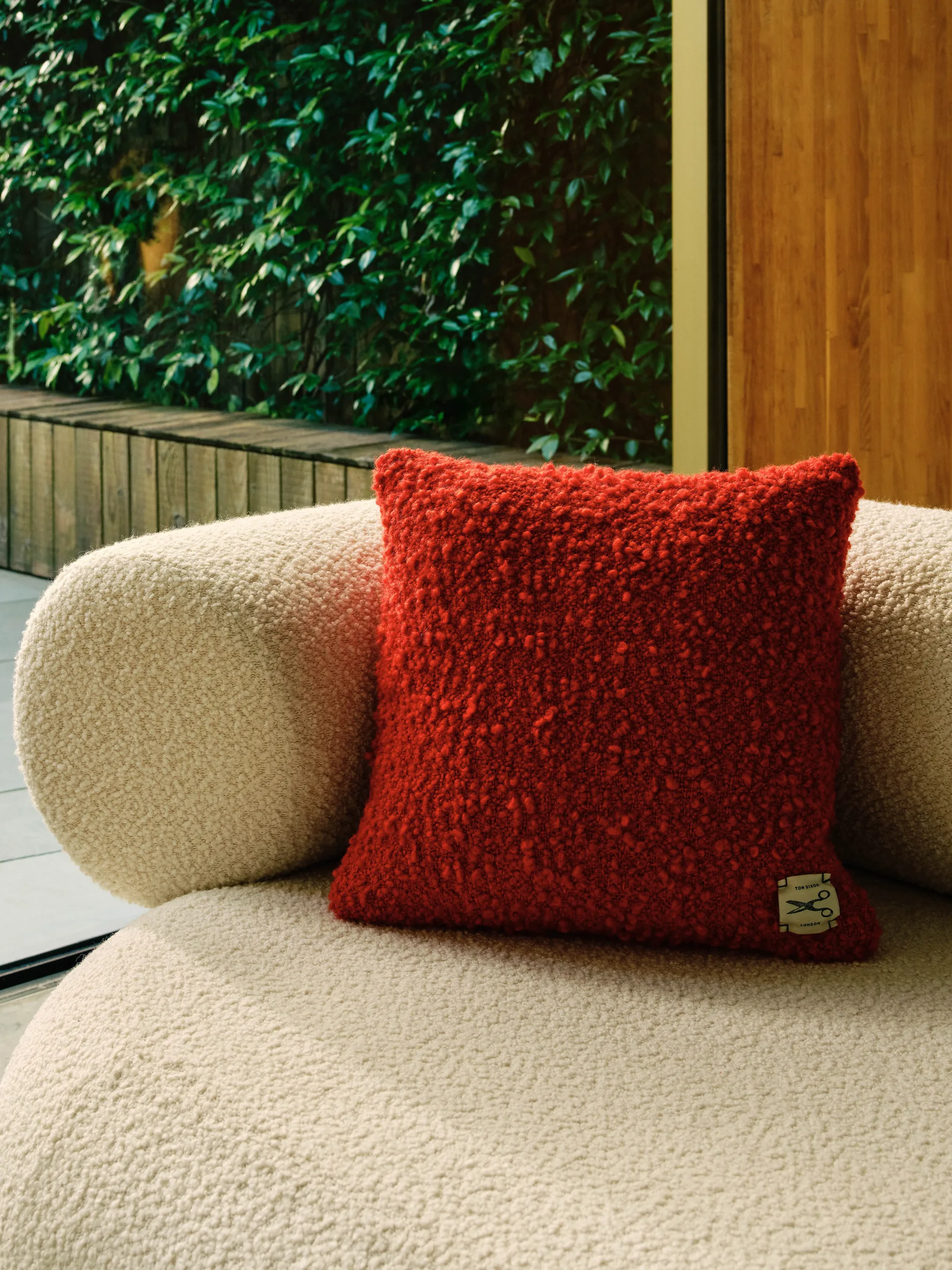 Bobble kussen 45x45 cm, Oranje Tom Dixon