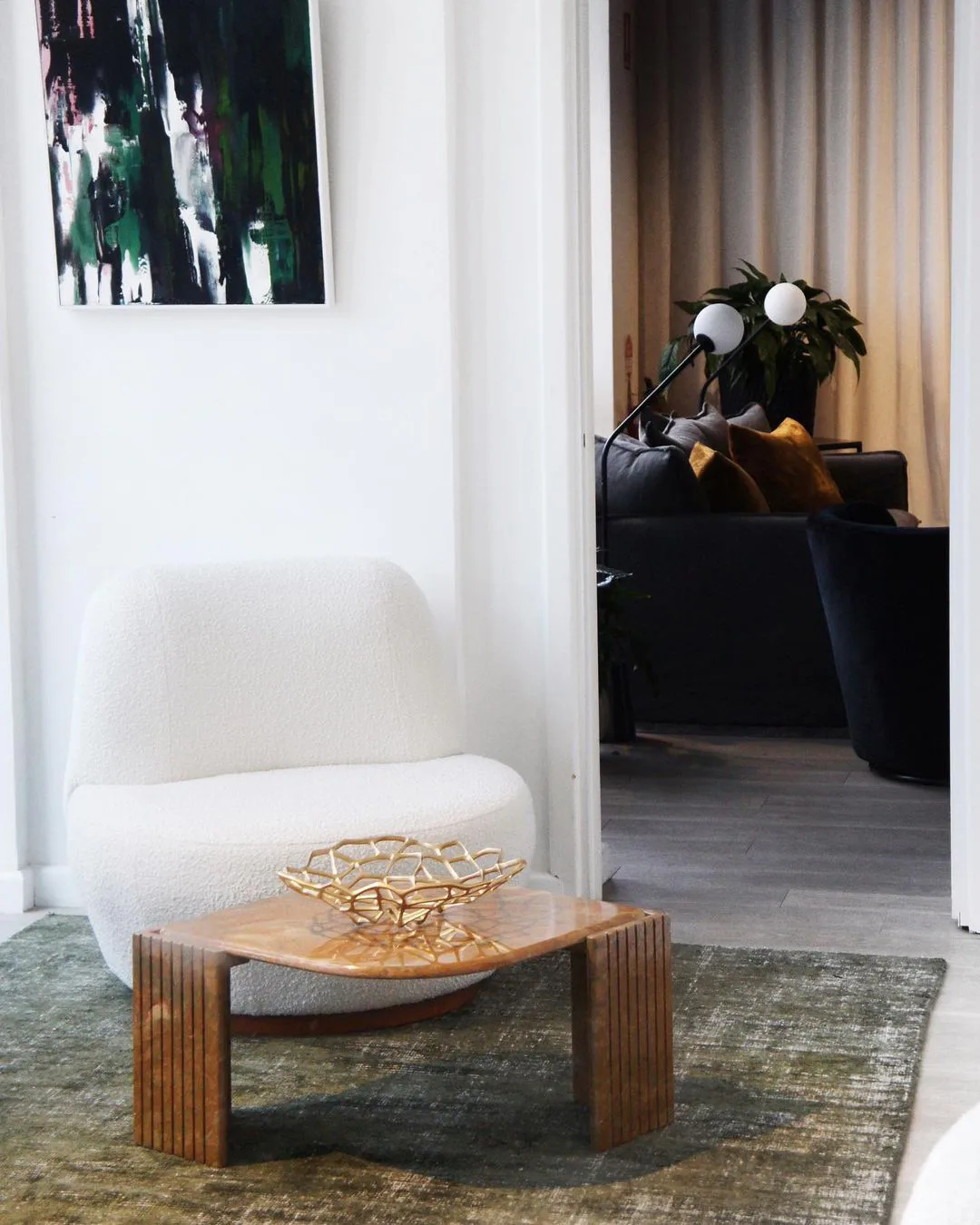 Bone schaal, Messing, L Tom Dixon