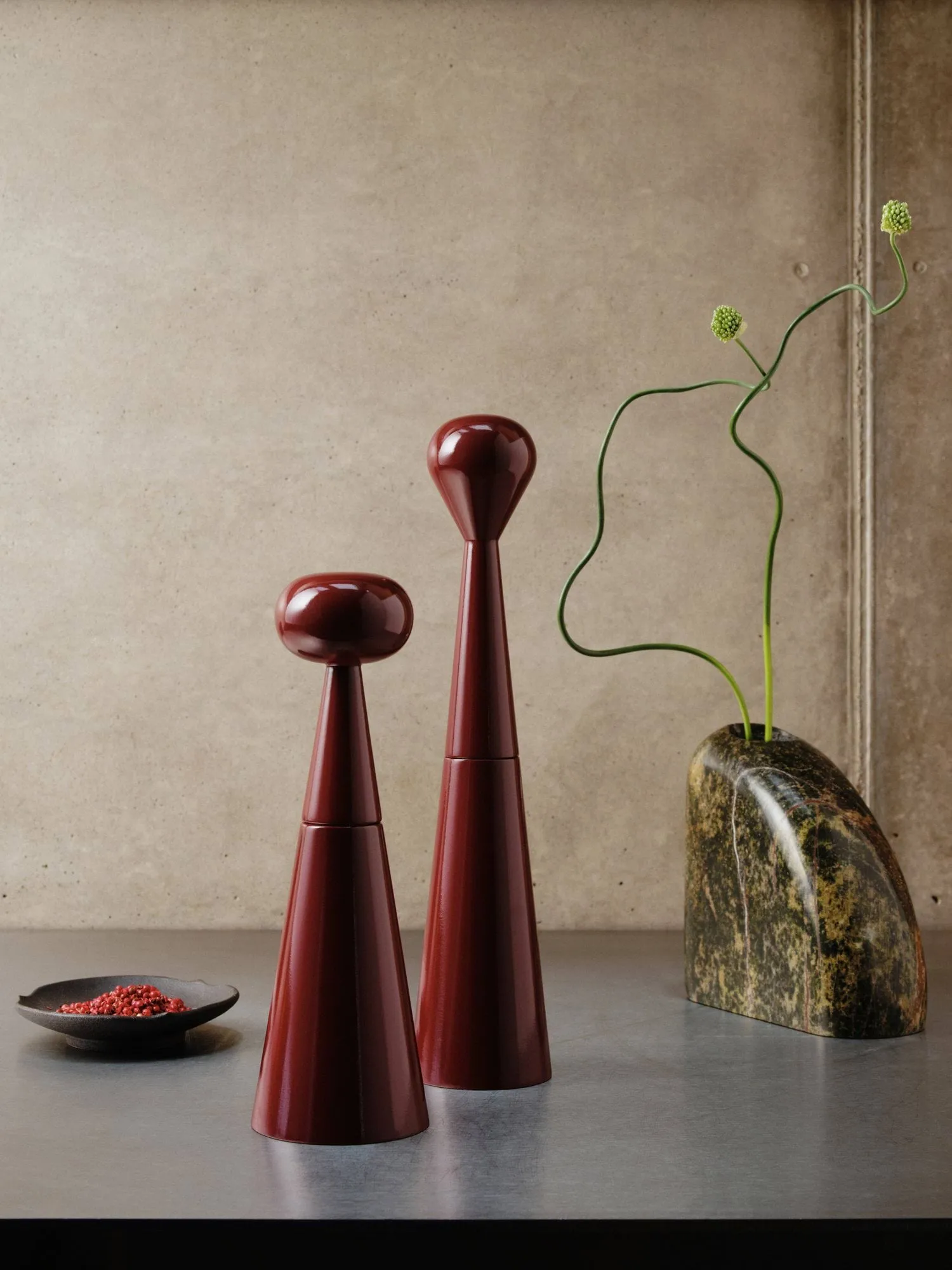 Brew Tall kruidenmolen 33 cm, Burgundy Tom Dixon