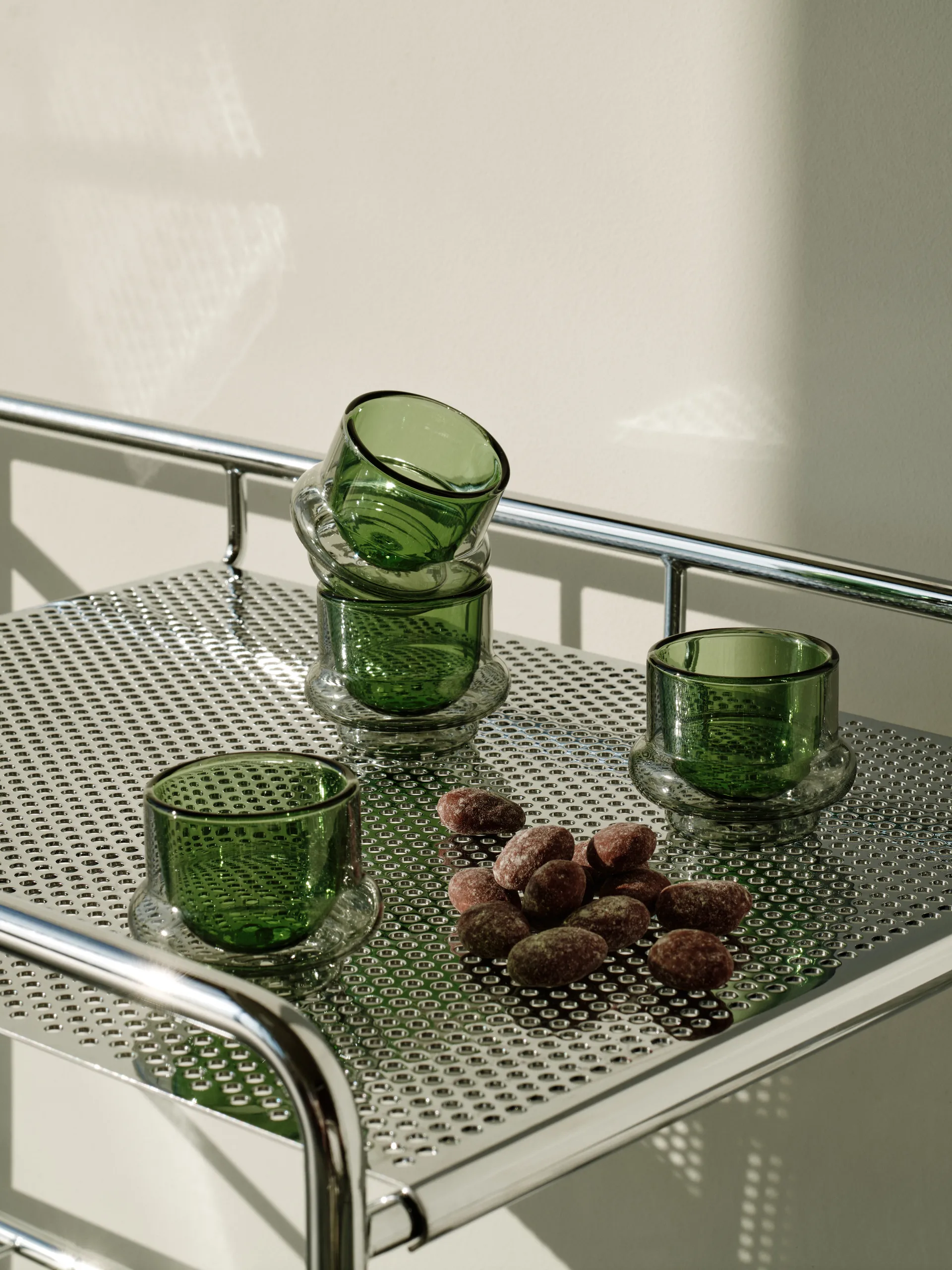 Bump espressokop 5 cl 4-pack, Groen Tom Dixon