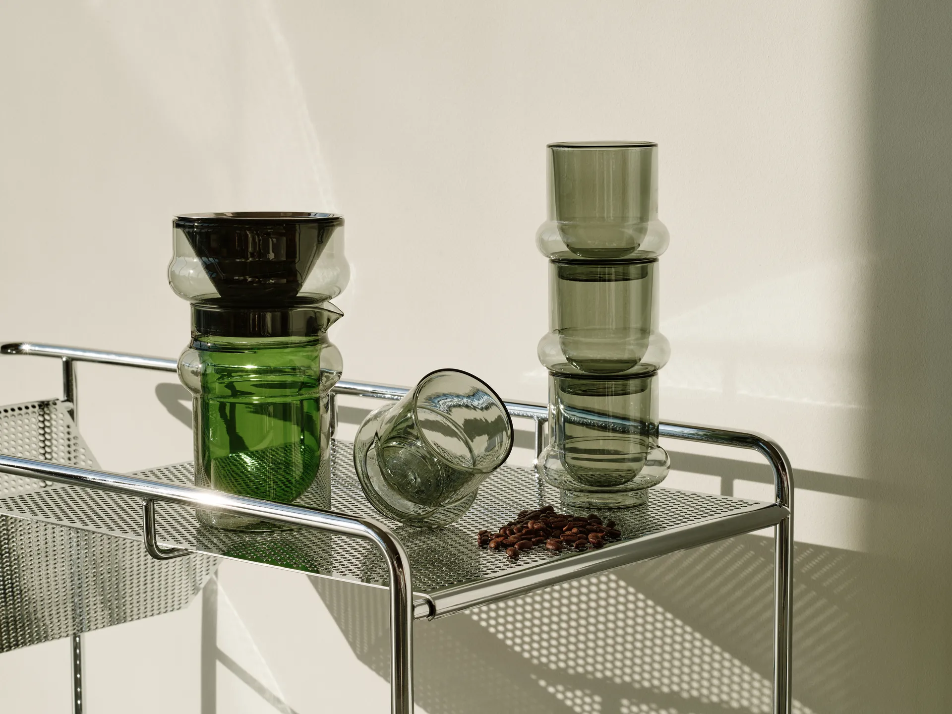 Bump karaf & filter set 40 cl, Groen Tom Dixon