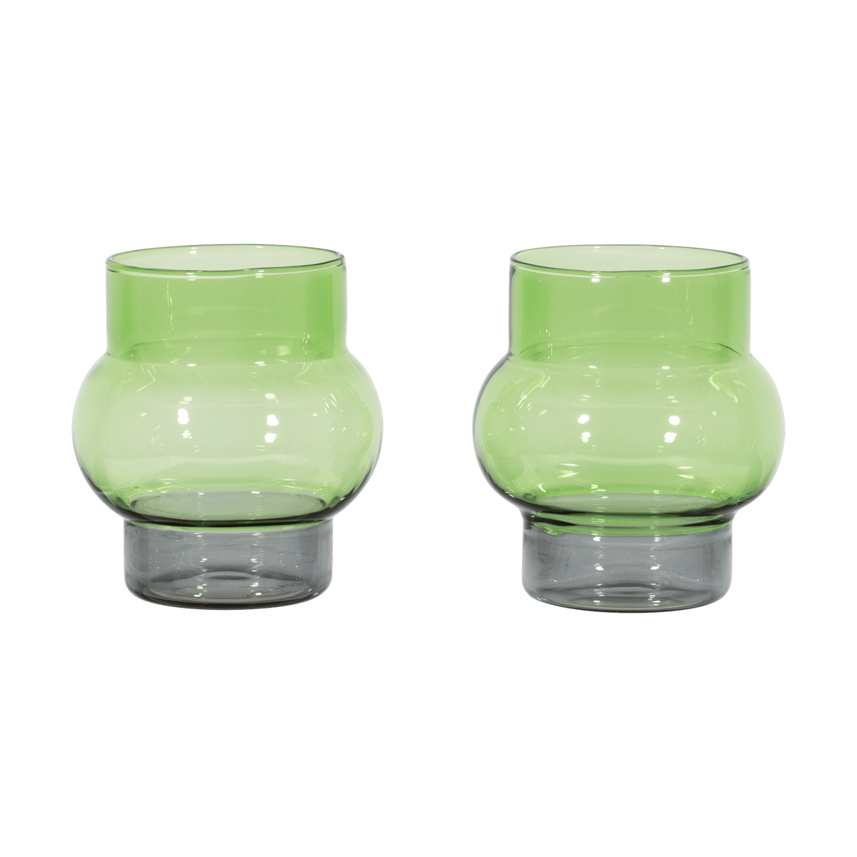 Tom Dixon Bump Short drinkglas 2-pack Green