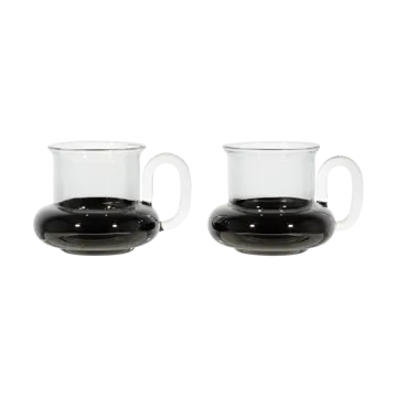 Bump theekopjes 2-pack - Black - Tom Dixon