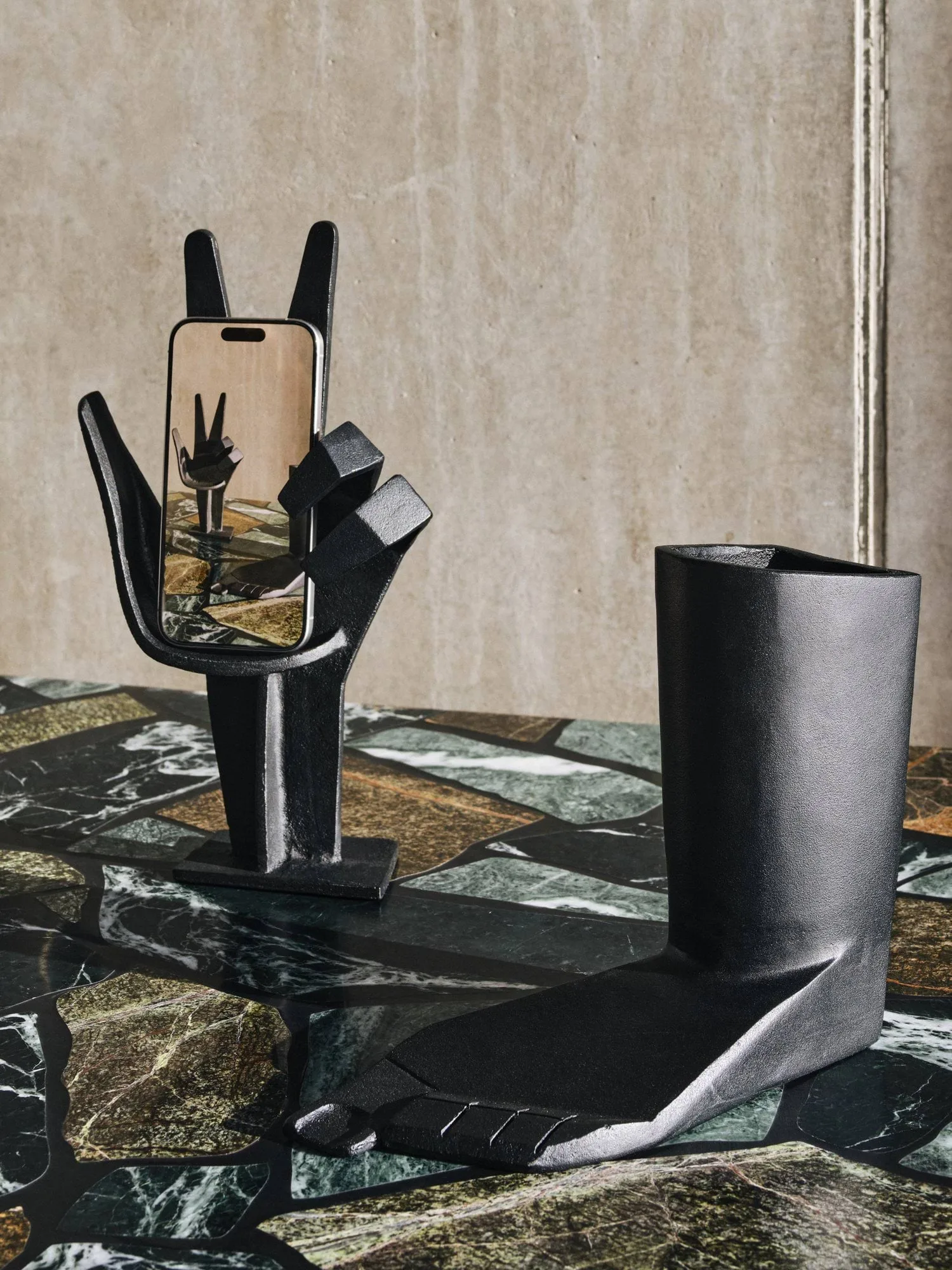 Cast Iron voet, Black, 21,5x20 cm Tom Dixon