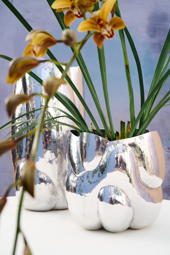 Cloud vaas laag, Zilver Tom Dixon