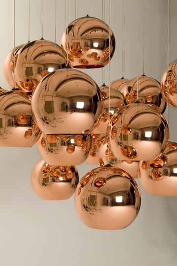 Copper Round hanglamp LED Ø45 cm - Copper - Tom Dixon