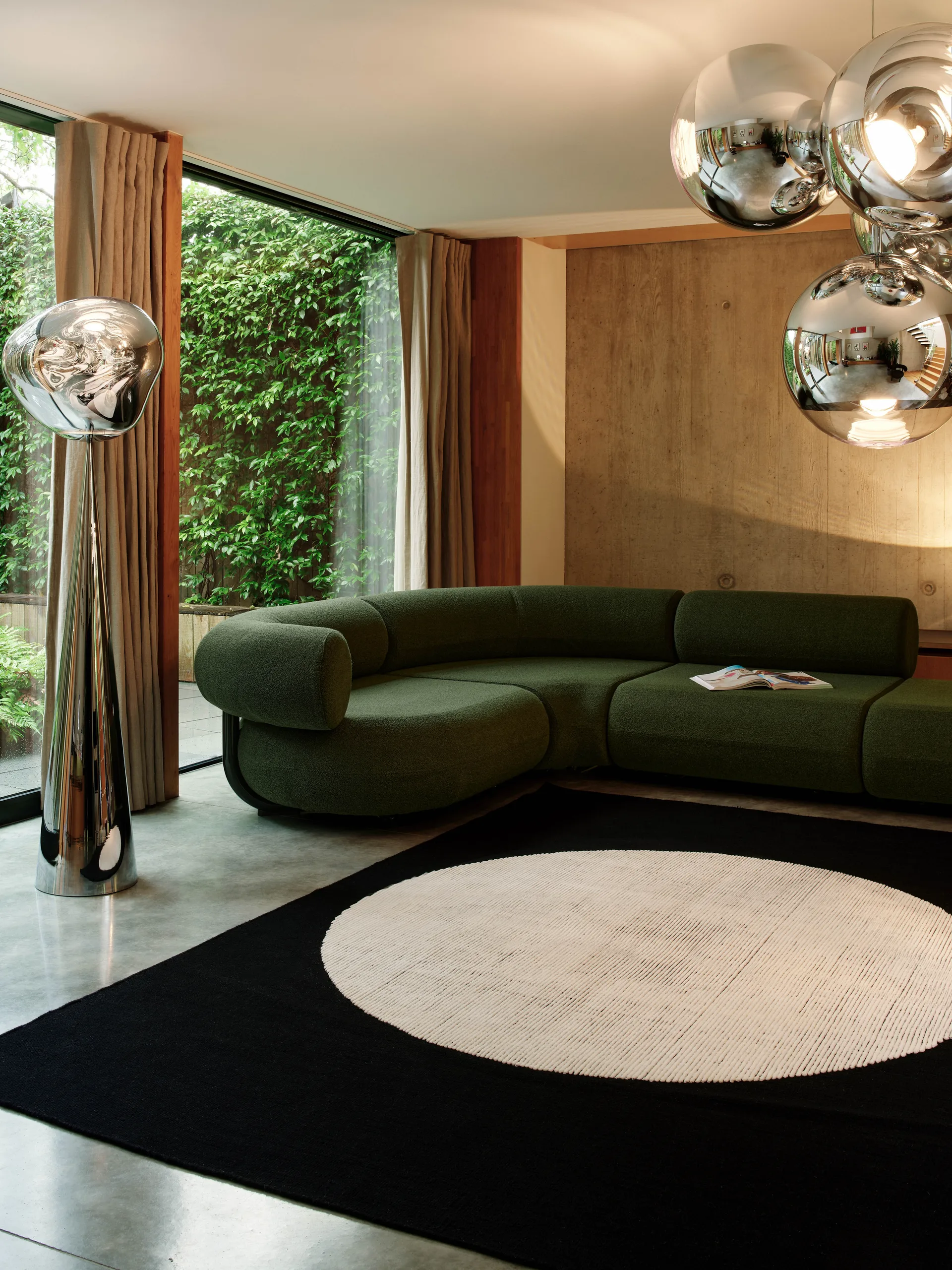 Disc vloerkleed, 200x300 cm Tom Dixon