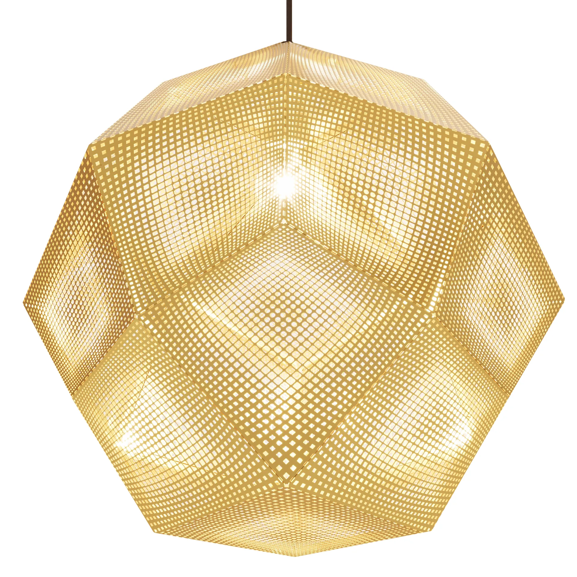 Ets plafondlamp 50 cm, Messing Tom Dixon
