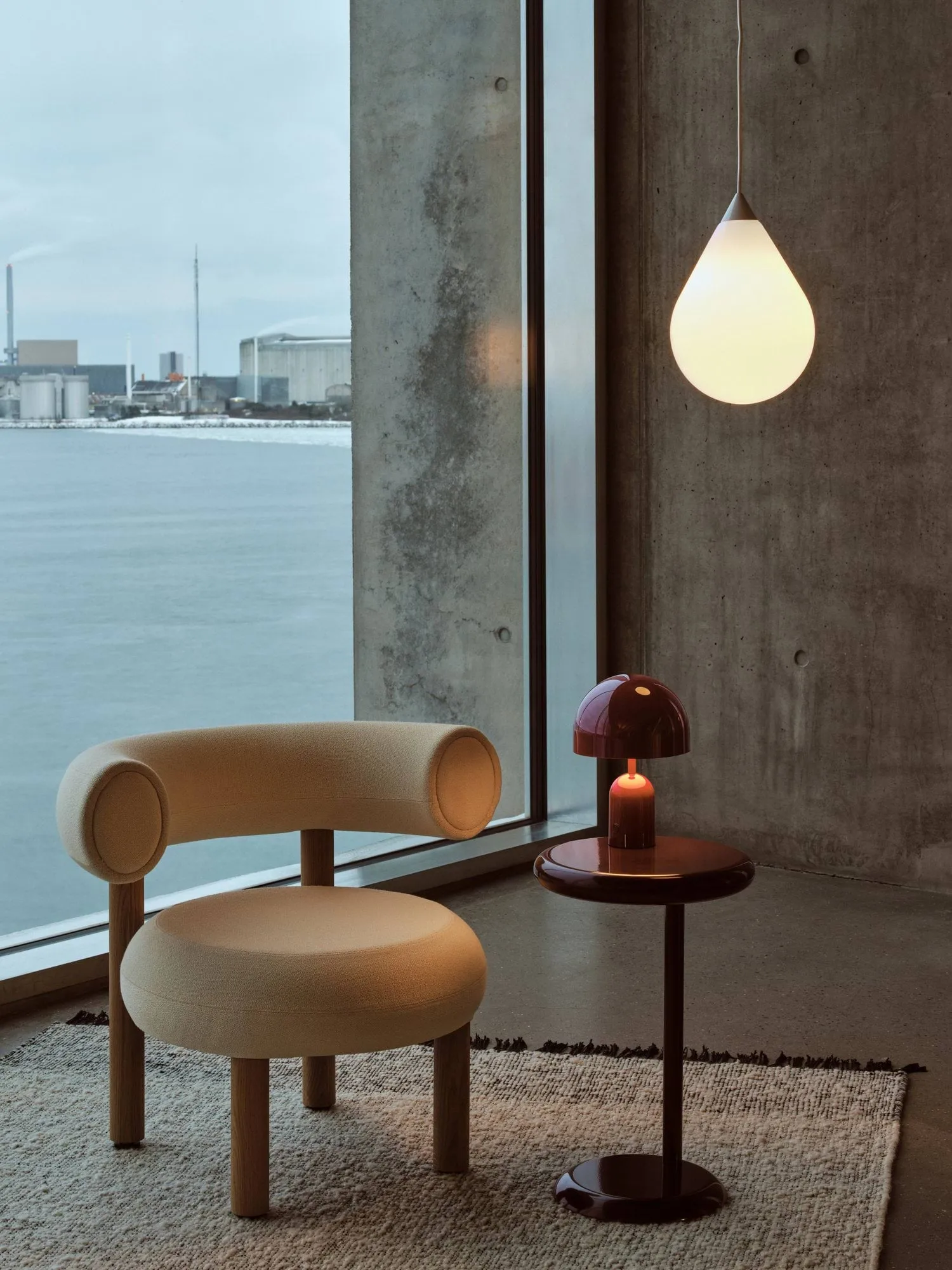 Flare Bead hanglamp, Opal Tom Dixon