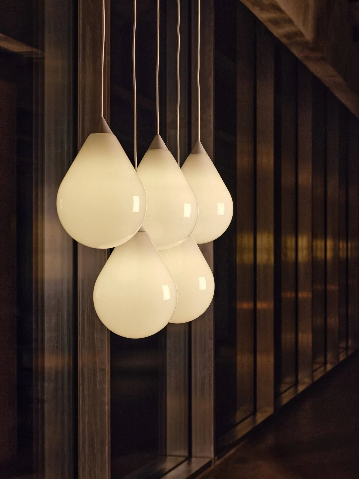 Flare Bead hanglamp, Opal Tom Dixon