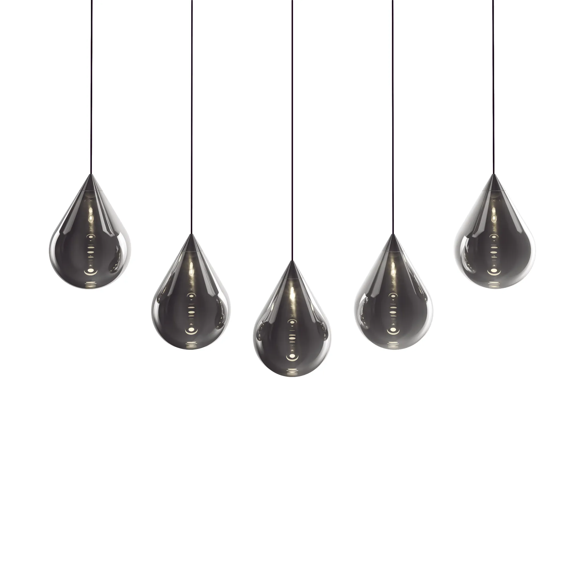 Flare Bead hanglamp, Silver Tom Dixon