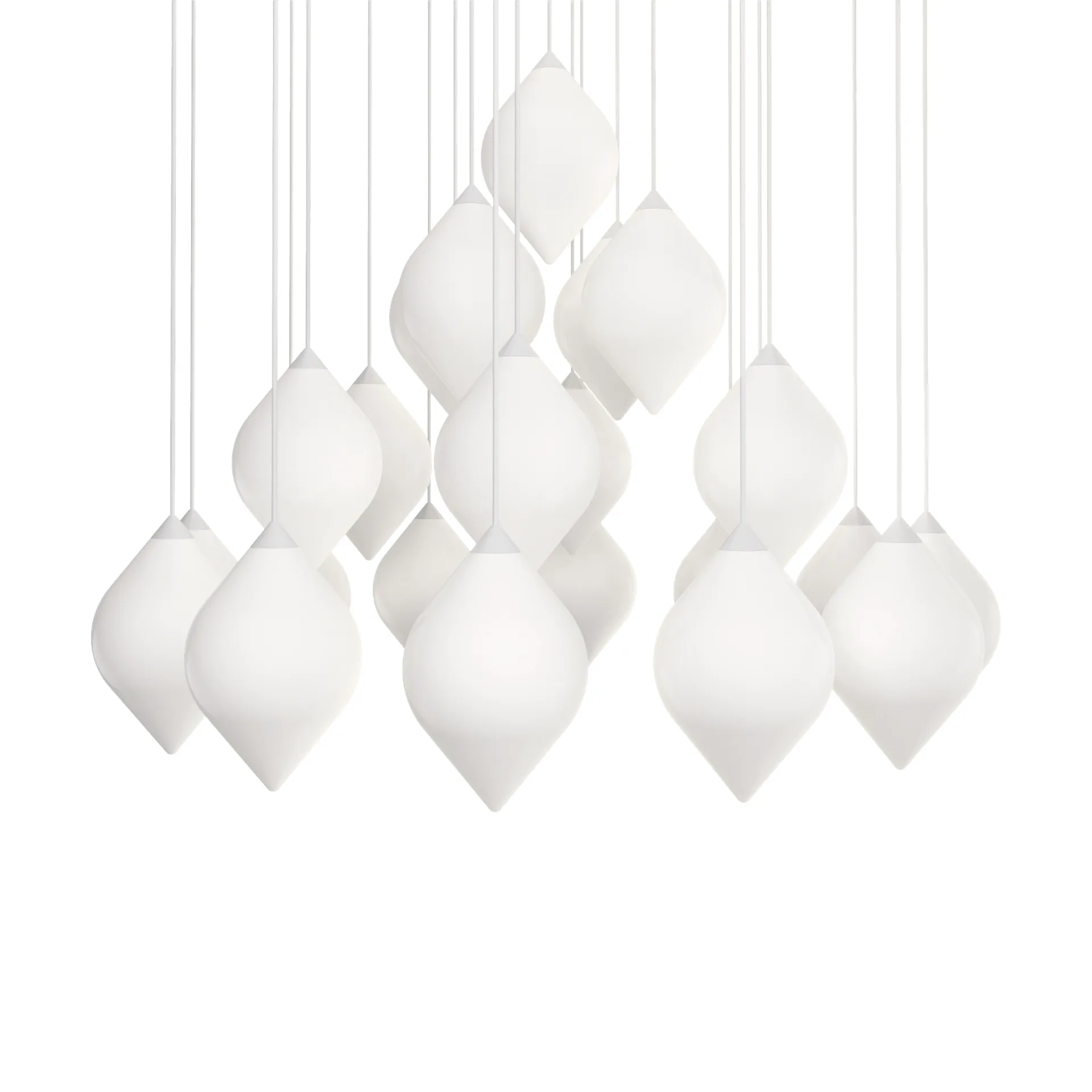 Flare Top hanglamp, Opal Tom Dixon