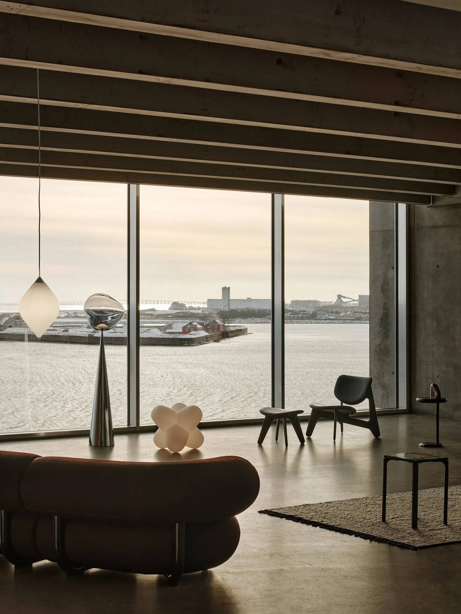Flare Top hanglamp, Opal Tom Dixon