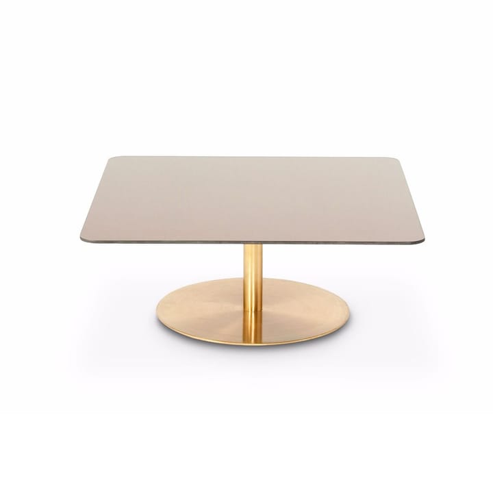 Flash salontafel 80x80 cm - Koperen messing standaard - Tom Dixon