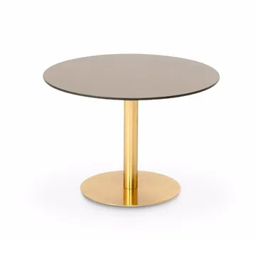 Flash salontafel rond - Koperen-messingstandaard - Tom Dixon