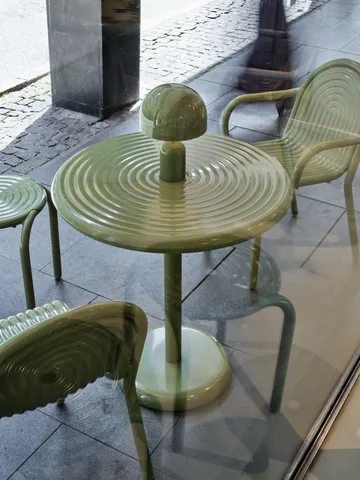 Groove cafétafel rond - Moss, Ø70 cm - Tom Dixon