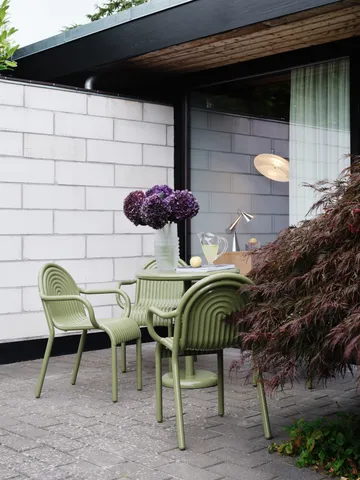 Groove cafétafel rond - Moss, Ø70 cm - Tom Dixon