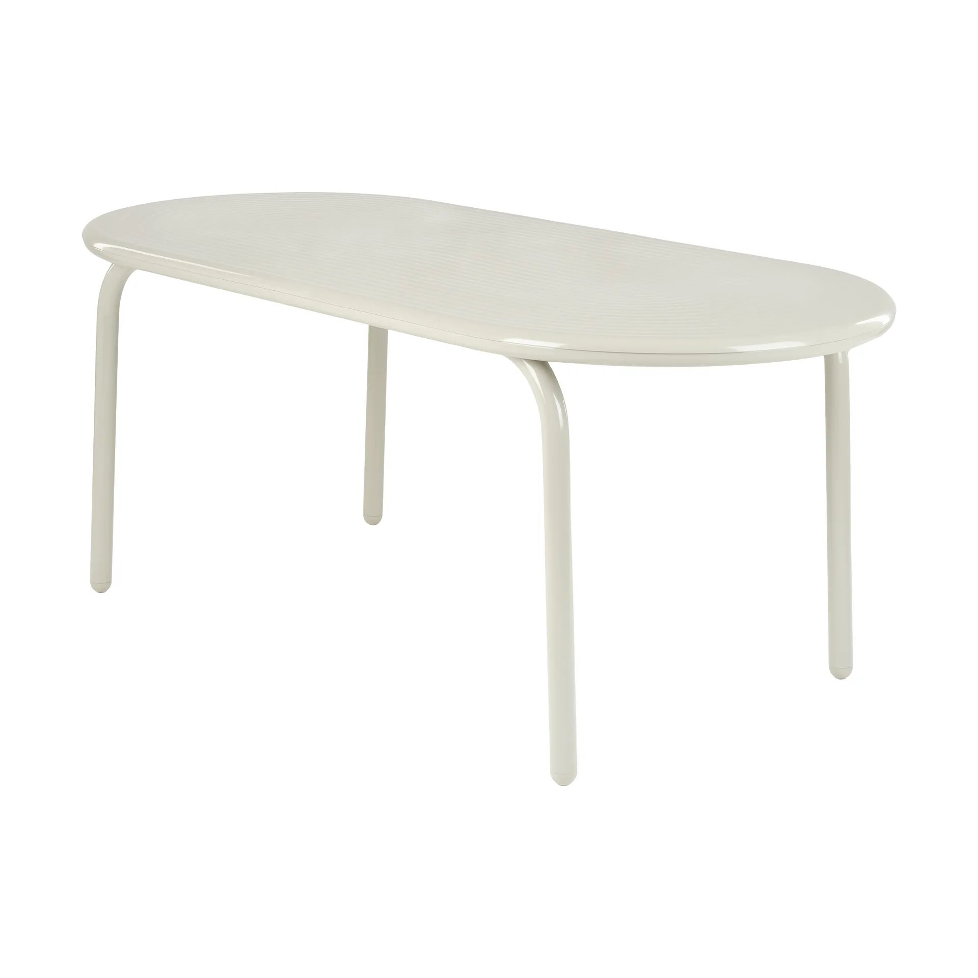 Groove Obround eettafel - Putty, 86x186 cm Tom Dixon