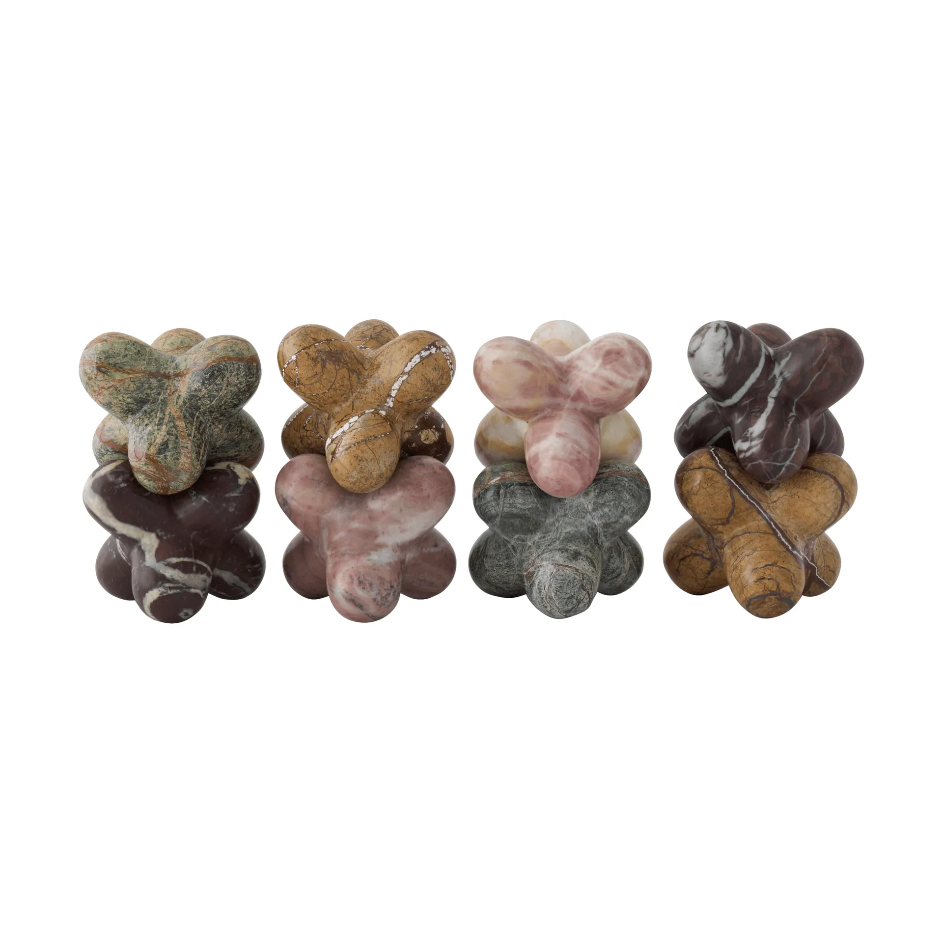 Jack decoratieobject, Forest brown marble, 10x8,5 cm Tom Dixon