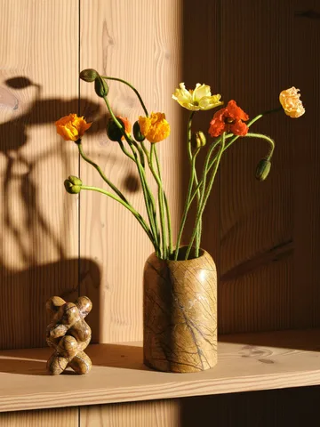 Jack decoratieobject - Forest brown marble, 10x8,5 cm - Tom Dixon
