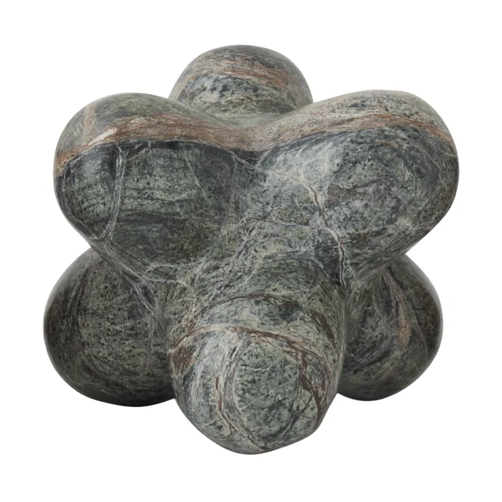 Jack decoratieobject - Forest green marble, 10x8,5 cm - Tom Dixon
