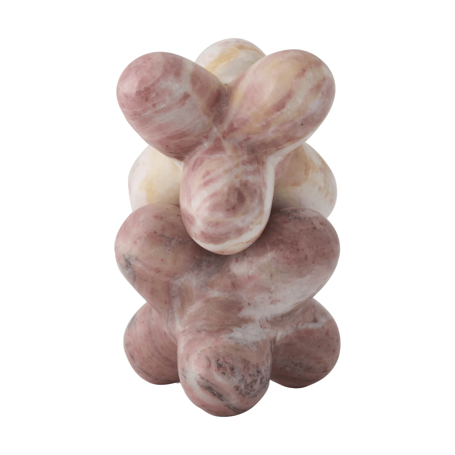Jack decoratieobject, Pink indian onyx, 10x8,5 cm Tom Dixon