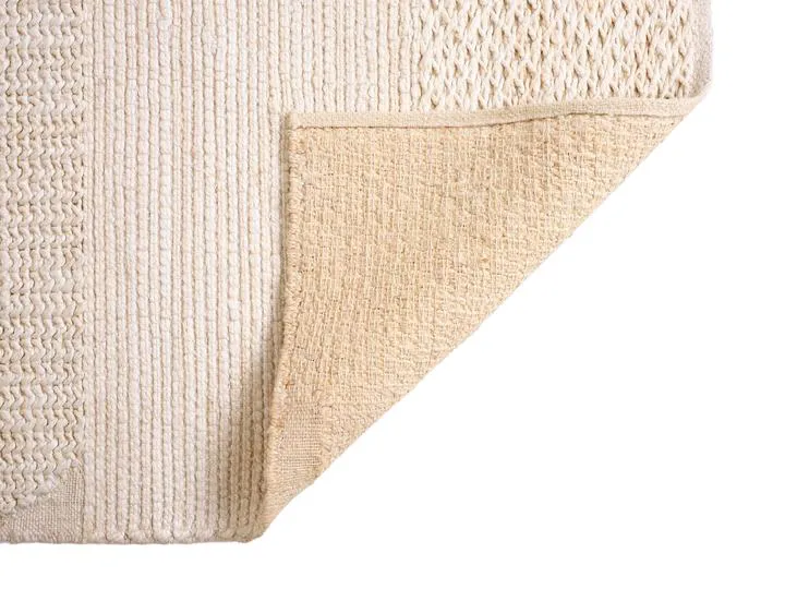 Knotty vloerkleed, Wit 200x300 cm Tom Dixon