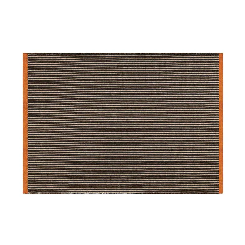 Line vloerkleed, Zwart 170x240 cm Tom Dixon